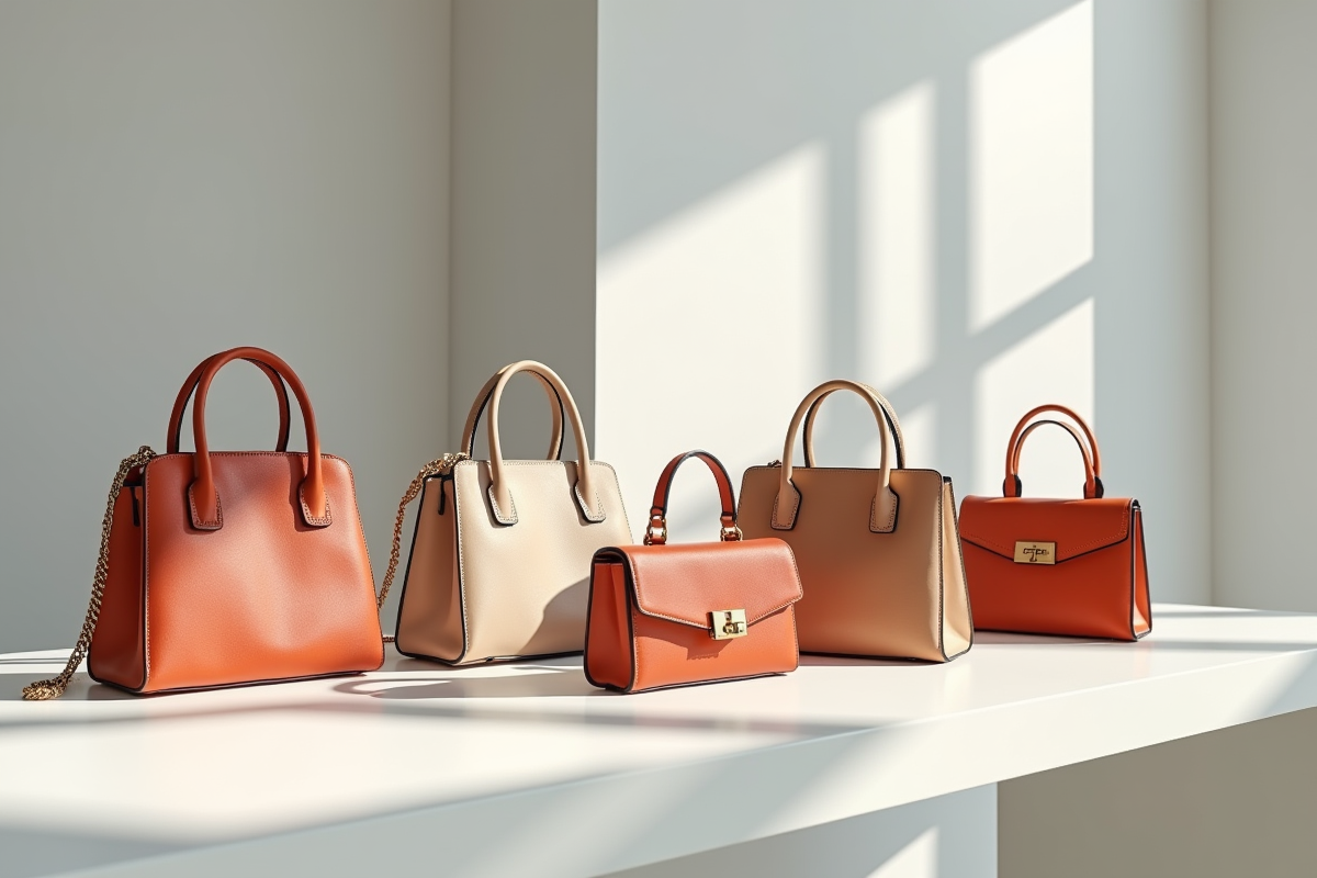 Vente de sacs tendance 2025 en boutique lumineuse